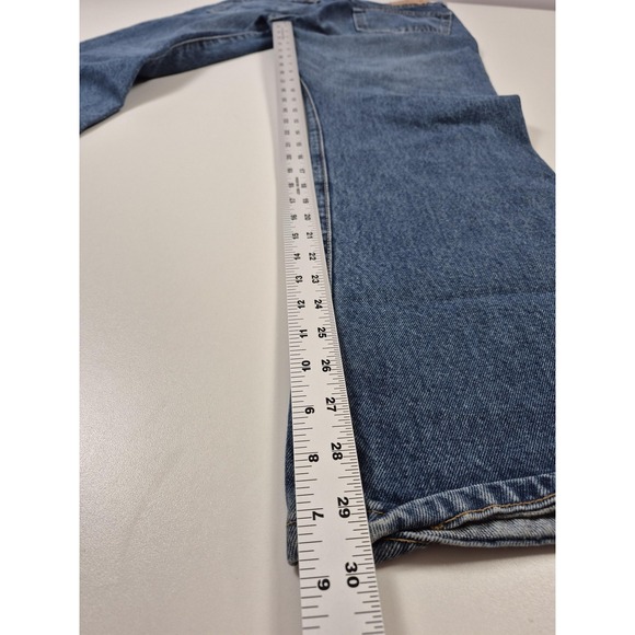 Vintage Abercrombie & Fitch Jeans Women's 8 Blue Y2K Bootcut USA 30x30 90s - Picture 11 of 14